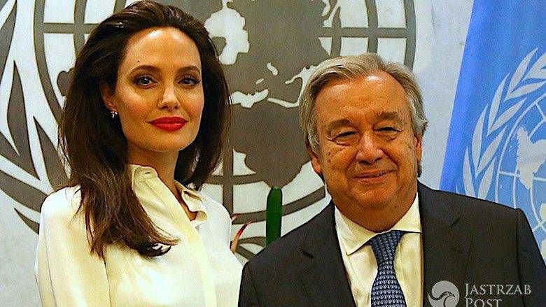 Angelina Jolie jak sekretarka w ONZ