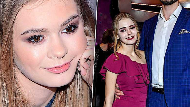 Julia Wróblewska z chłopakiem