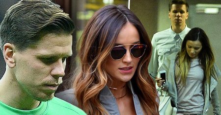 Wojtek Szczęsny i Marina Łuczenko mają problemy? Pokłócili się na ulicy!