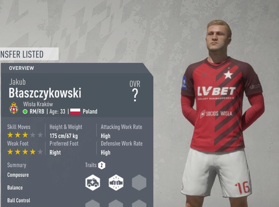 Kuba Błaszczykowski w FIFA 20 