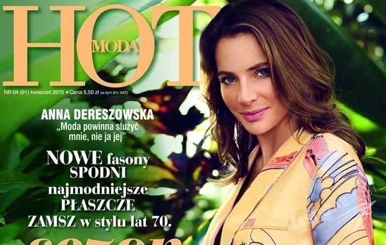 Anna Dereszowska w ciąży na okładce magazynu!