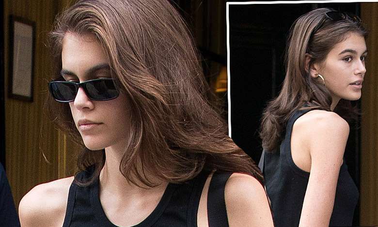 Przeraźliwie chuda Kaia Gerber na Paris Fashion Week