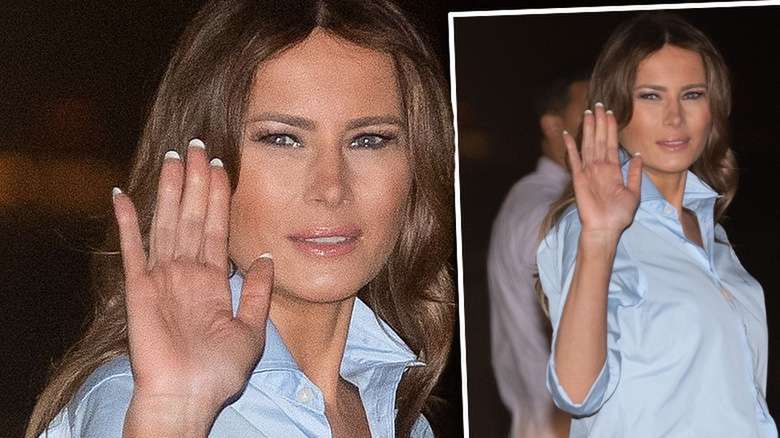 Melania Trump opuszcza Ghanę
