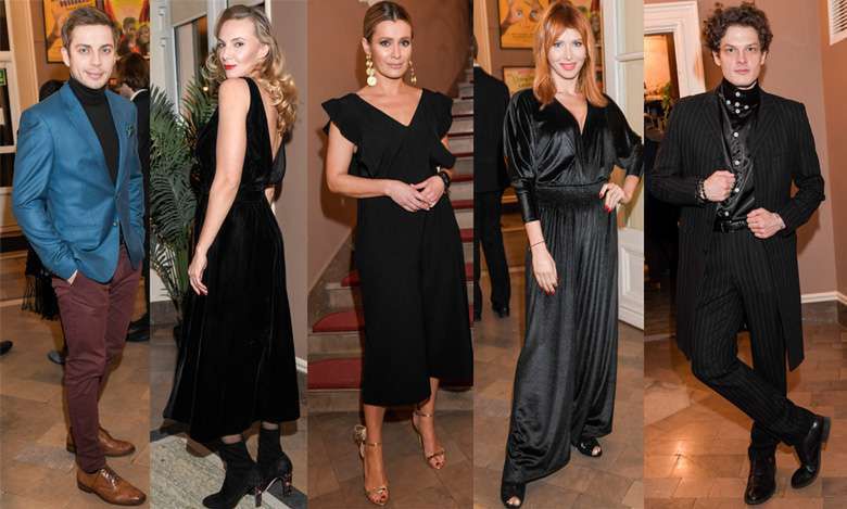 Celebryci na premierze spektaklu "Apartament Prezydencki": Sylwia Gliwa, Adam Fidusiewicz, Agata Za�łęcka, Dawid Czupryński, Anna Oberc