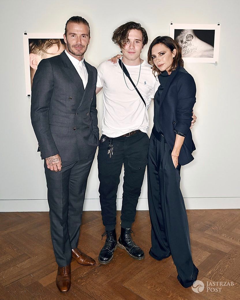 David i Victoria Beckham wspierają syna Brooklyna