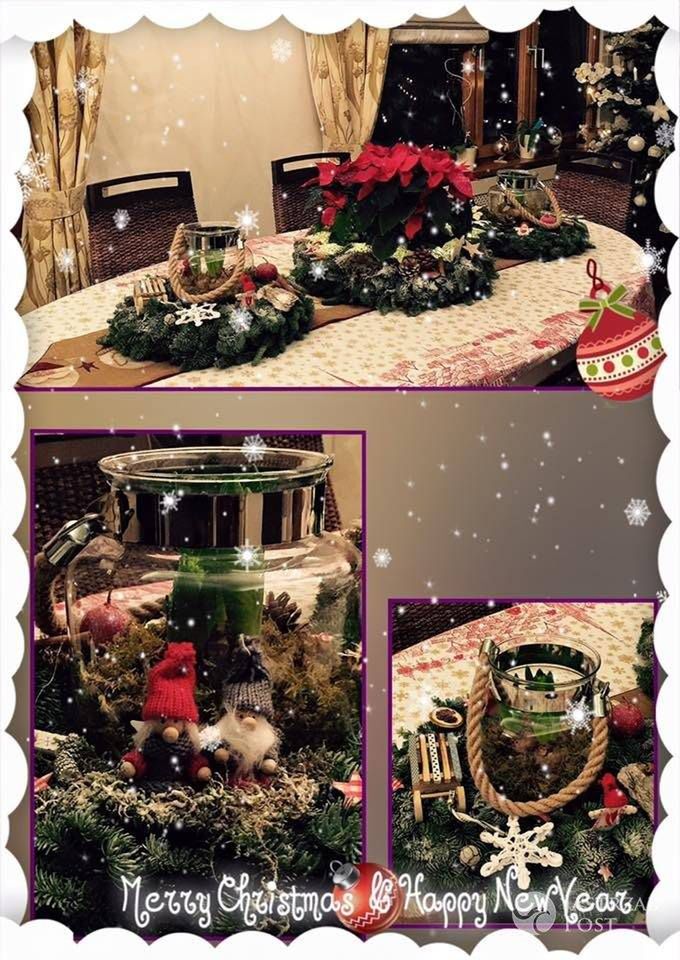 Edyta Pazura pokazała swoje świąteczne dekoracje fot. Facebook.com