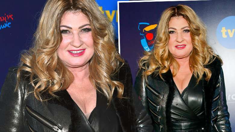 Beata Kozidrak w skórzanej mini na Sylwestrze TVN