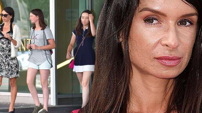 Marta Kaczyńska z córkami