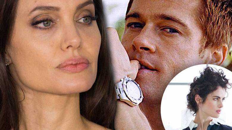 Angelina Jolie załamana romansem Brada Pitta