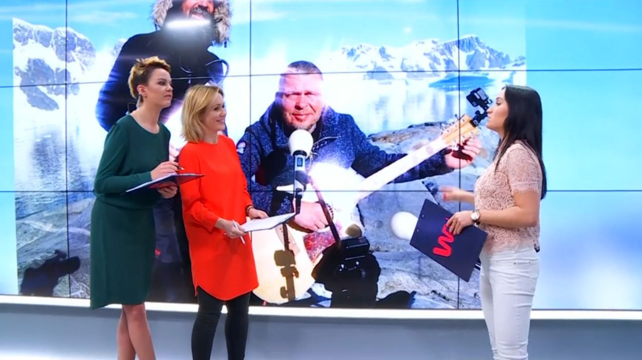 #dzieńdobryWP: pierwszy polski artysta wystąpi na Antarktyce! WIDEO