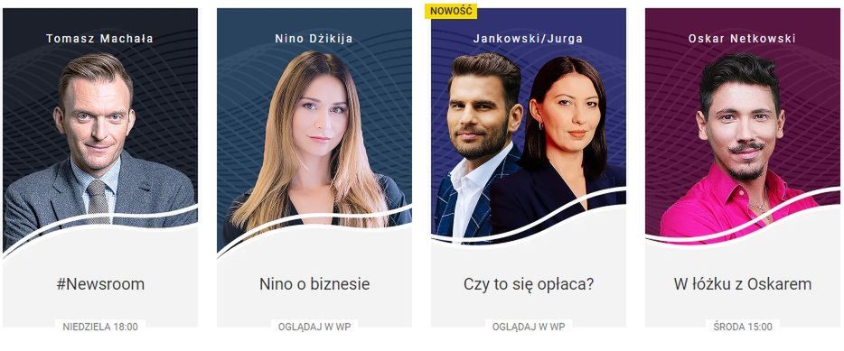 Jesienna ramówka Wirtualnej Polski. Kulisy polskiej polityki, technologia, show-biznes i gotowanie