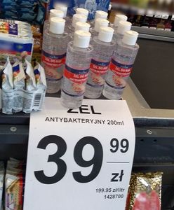 Warszawa. "Bezcenny żel antybakteryjny". Jak wysoko mogą poszybować ceny?
