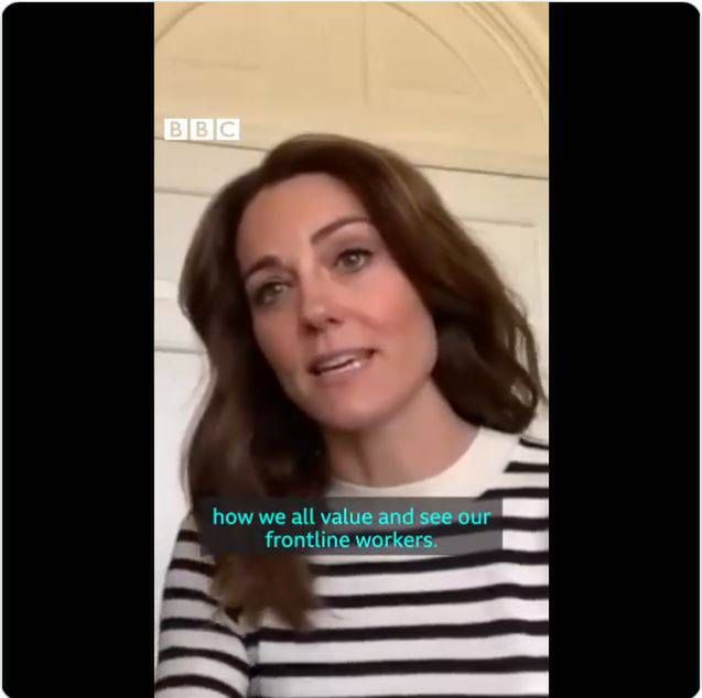 Kate podczas wywiadu dla BBC