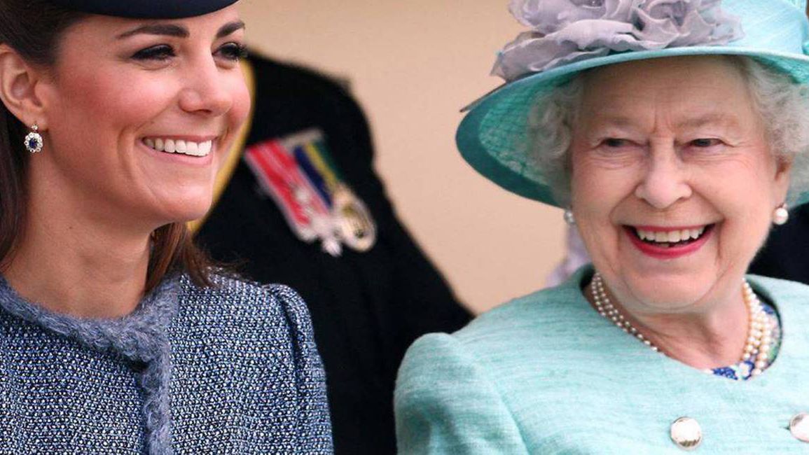 Księżna Kate i Elżbieta II
