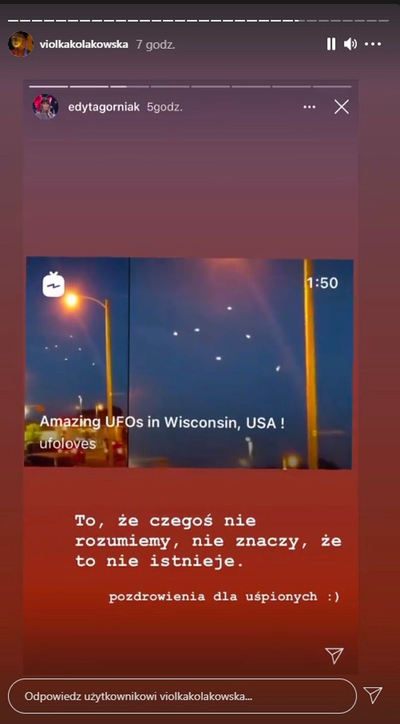 Viola Kołakowska ma dowody na istnienie UFO