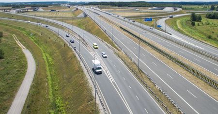 Autostrada A1 z nowym odcinkiem Pyrzowice - Częstochowa-Południe