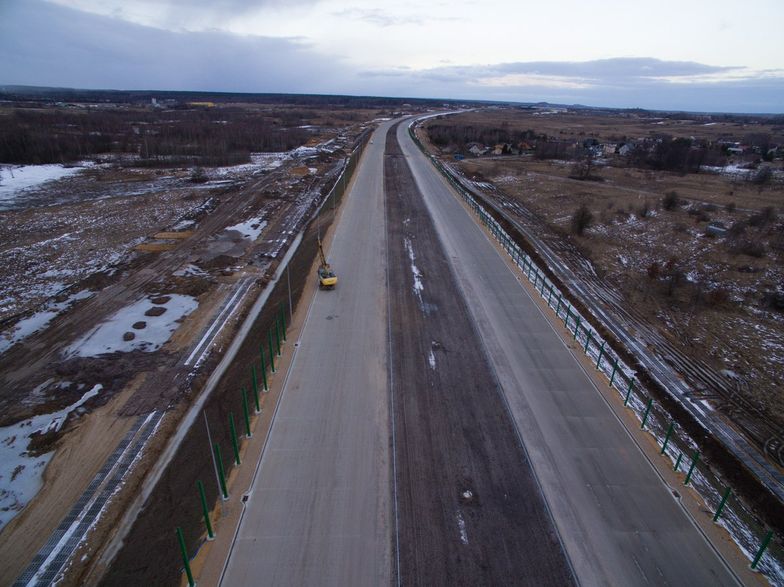 Powstająca autostrada A1- odcinek Częstochowa Blachownia - Częstochowa Południe