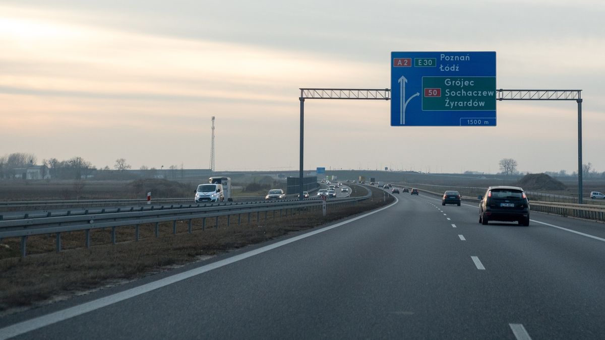 Odcinek A2 Warszawa - Łódź będzie miał trzy pasy w jedną stronę. W okolicach Pruszkowa - nawet cztery