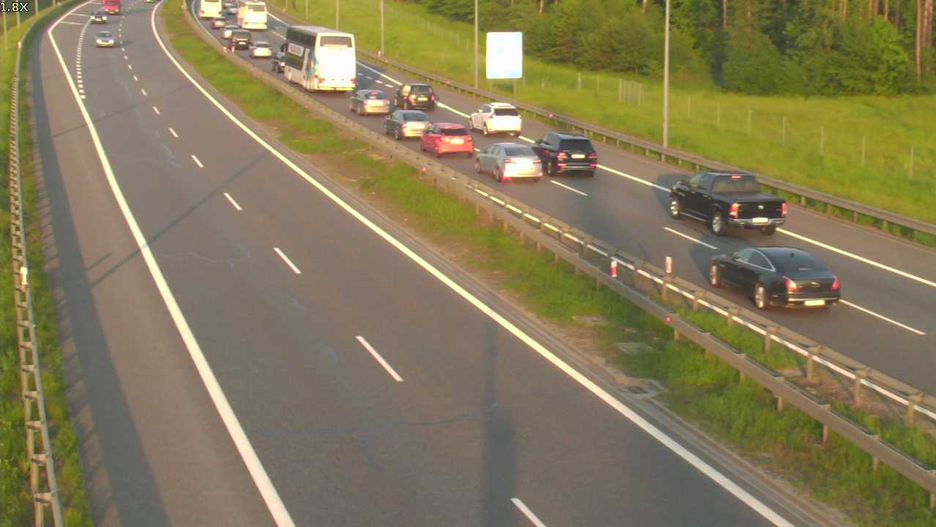 Autostrada A4 na wysokości Podłęża (woj. małopolskie) 