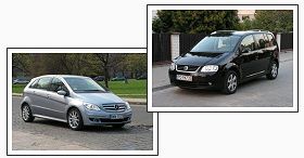 VW Touran kontra Mercedes Klasy B