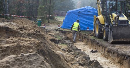 Badania na terenie dawnego obozu pracy Treblinka I. Odnaleziono szczątki pomordowanych