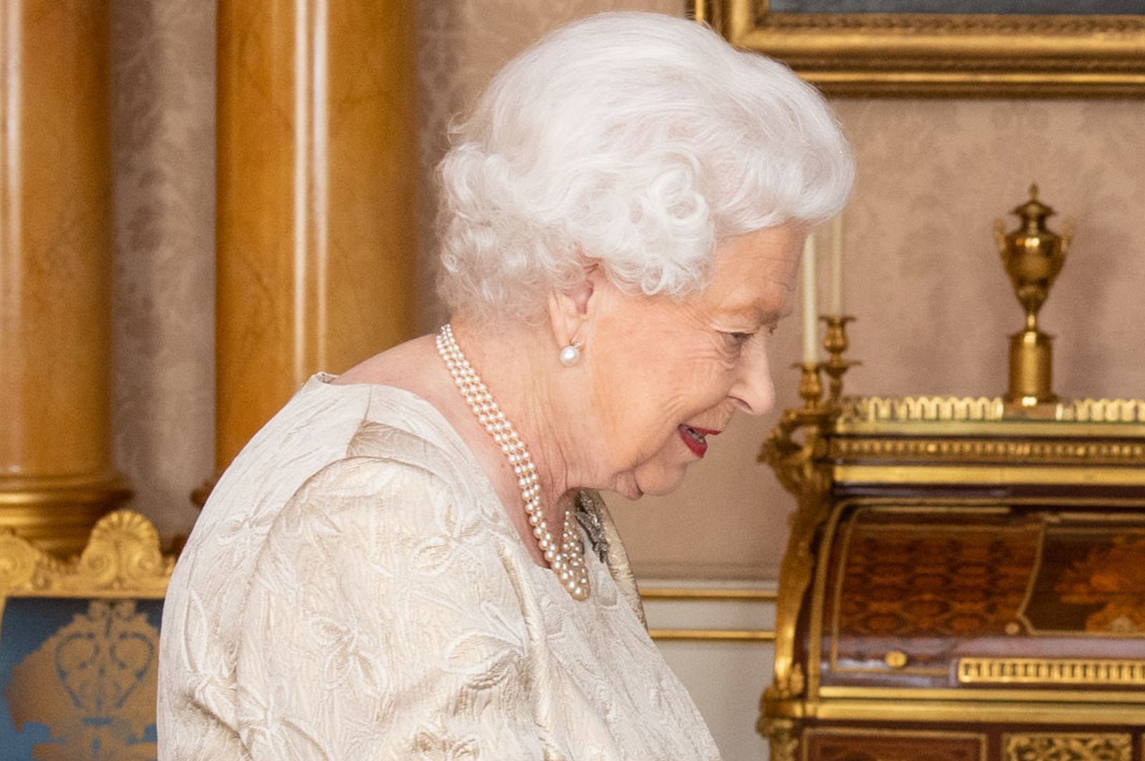  Królowa Elżbieta II zorganizowała spotkanie w Pałacu Buckingham