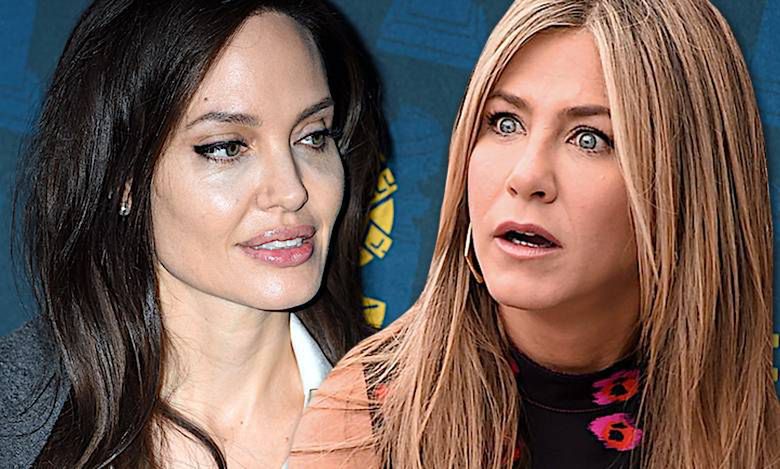 Zmieszana Angelina Jolie na Złotych Globach uciekała wzrokiem podczas przemowy Jennifer Aniston. Teraz się tłumaczy