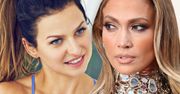 Jennifer Lopez przy Annie Lewandowskiej na plaży wyglądała jak szara myszka. Dopiero po spotkaniu z trenerką pokazała na co ją stać!