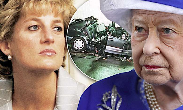 Księżna Diana, śmierć, wypadek, królowa Elżbieta II