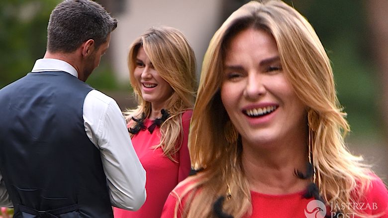 Hanna Lis na ślubie Rozenek i Majdana