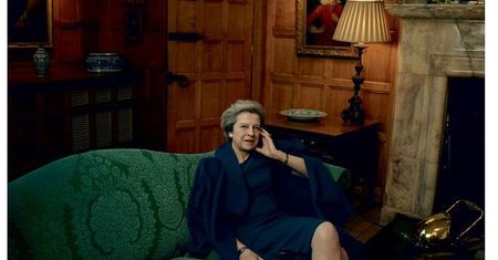 Theresa May na okładce magazynu „Vogue”