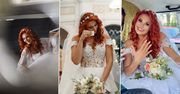 Bajkowy ślub Oli Gintrowskiej. Nikt nie wiedział, że spotyka się ze znanym siatkarzem! Co za stylowa para! Mamy zdjęcia