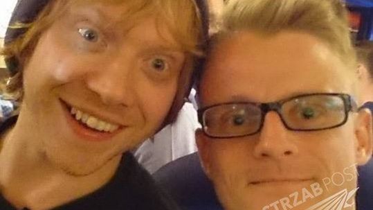 Rupert Grint czyli Ron z 'Harry'ego Pottera' i Iwan Rheon z 'Gry o tron' odwiedzili Pijalnię Wódki i Piwa w Krakowie