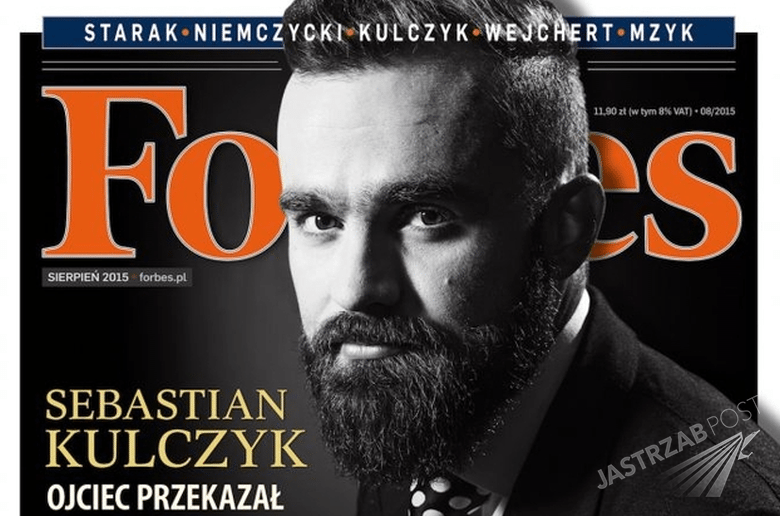 Sebastian Kulczyk na okładce Forbesa