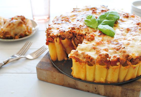 Rigatoni Pasta Pie