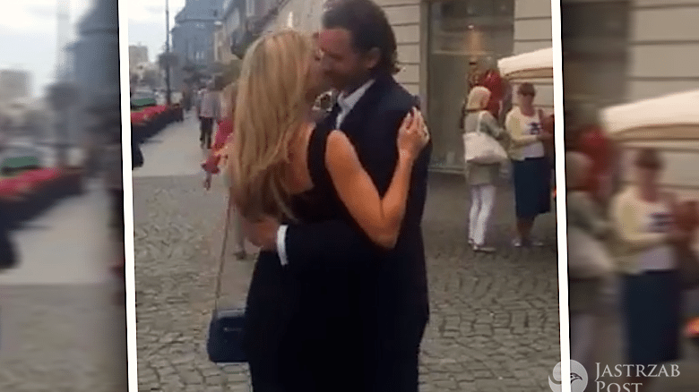 Małgorzata Rozenek i Radosław Majdan całują się w Azja Express