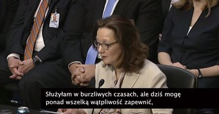 Kandydatka na szefową CIA przepytywana o stosowanie tortur