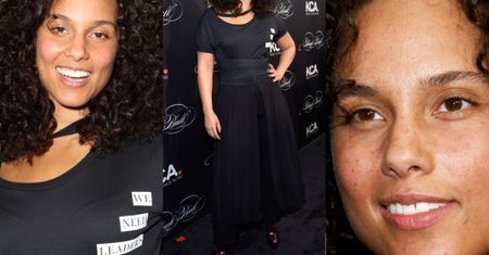 Alicia Keys znów bez makijażu na imprezie w Nowym Jorku (ZDJĘCIA)