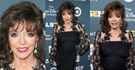 85-letnia Joan Collins wdzięczy się na gali w Beverly Hills