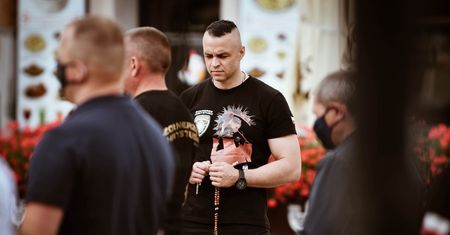 Żołnierz z różańcem