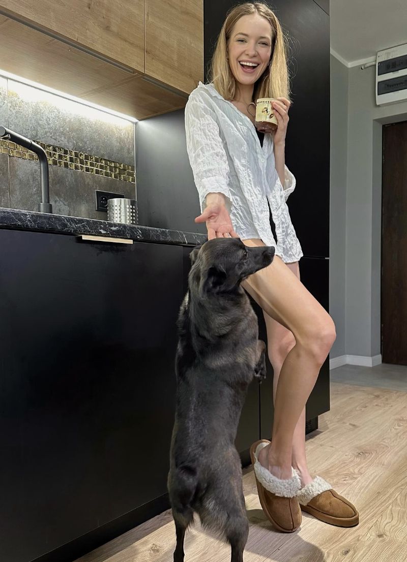 Paulina Gałązka w domu