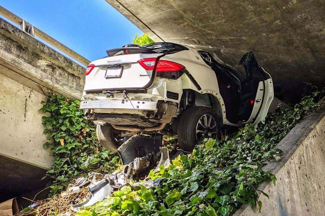 Pożyczył maserati od dziewczyny i chciał zaszaleć. Amerykanin ma szczęście, że przeżył