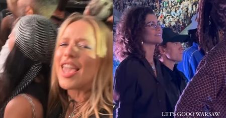 Jessica Mercedes niczym paparazzi nagrywa Zendayę i Jay'a-Z na koncercie Beyonce w Warszawie. "To jak wygrać w totka"