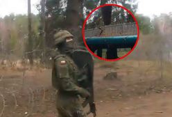 Szturmowali granice. Żołnierze nagrali migrantów