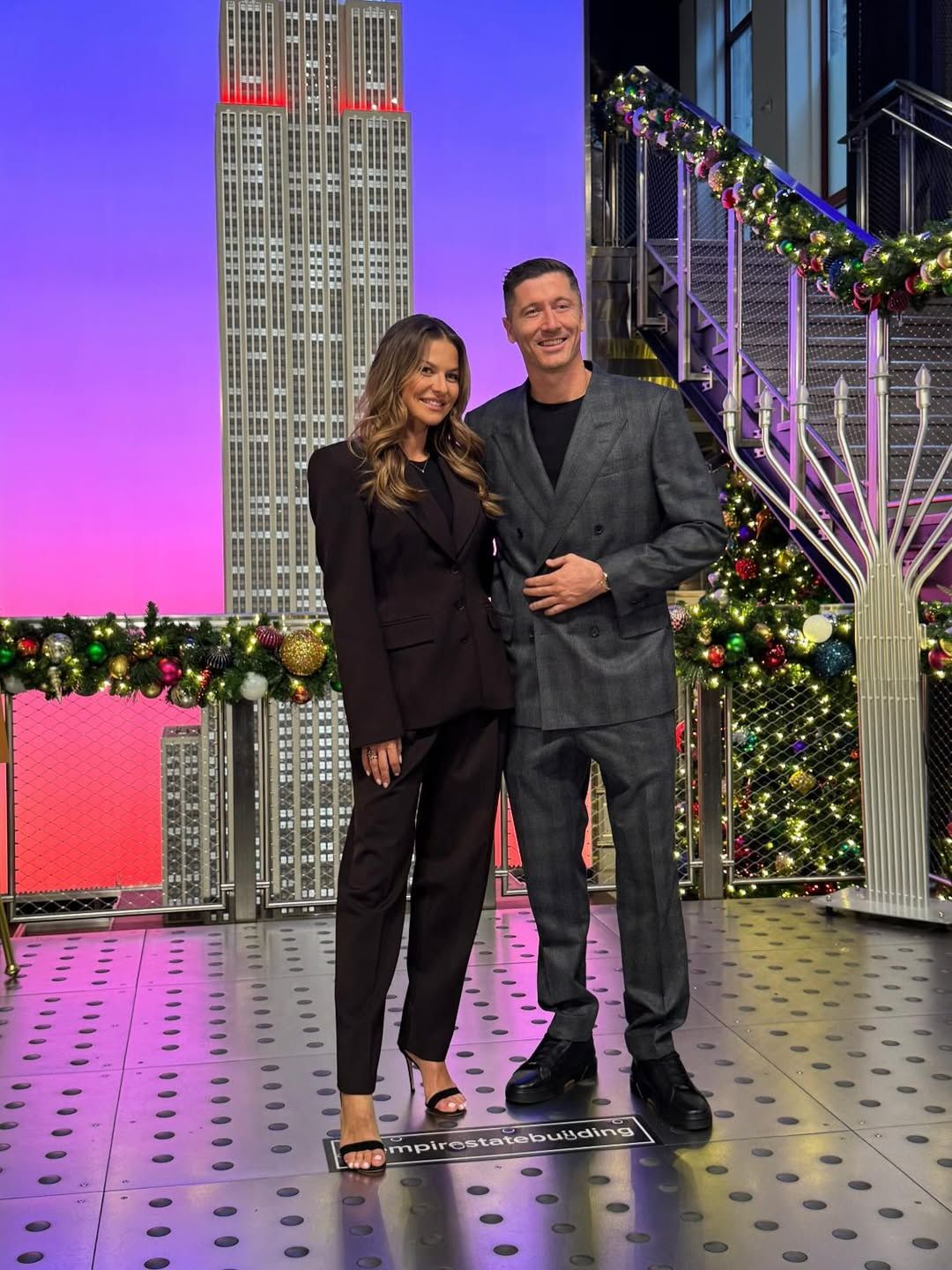 Robert Lewandowski i Anna Lewandowska