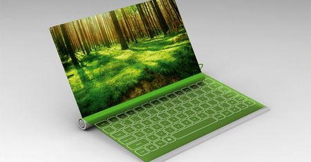 Laptop, który działa zupełnie jak rośliny
