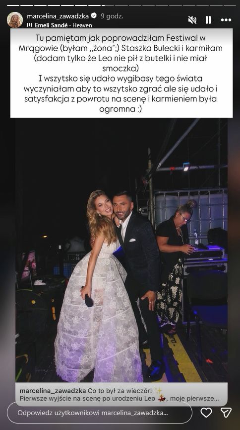 Marcelina Zawadzka o karmieniu piersią