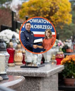 Znalazła na cmentarzu foliową torbę. Oto co było w środku