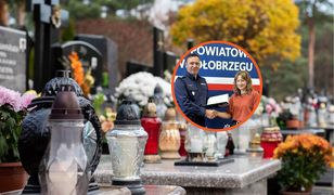 Znalazła na cmentarzu foliową torbę. Oto co było w środku