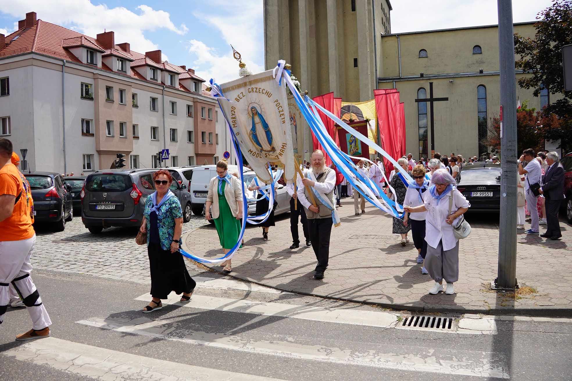 Procesja Bożego Ciała w parafii pw. Św. Antoniego w Pile